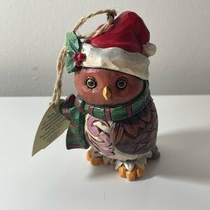 Jim Shore Christmas Owl Ornament new with tags